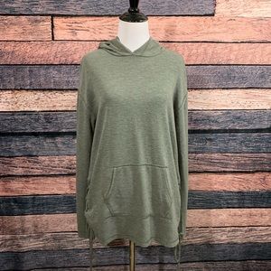Mossimo Grey Hoodie with Ties on the Side